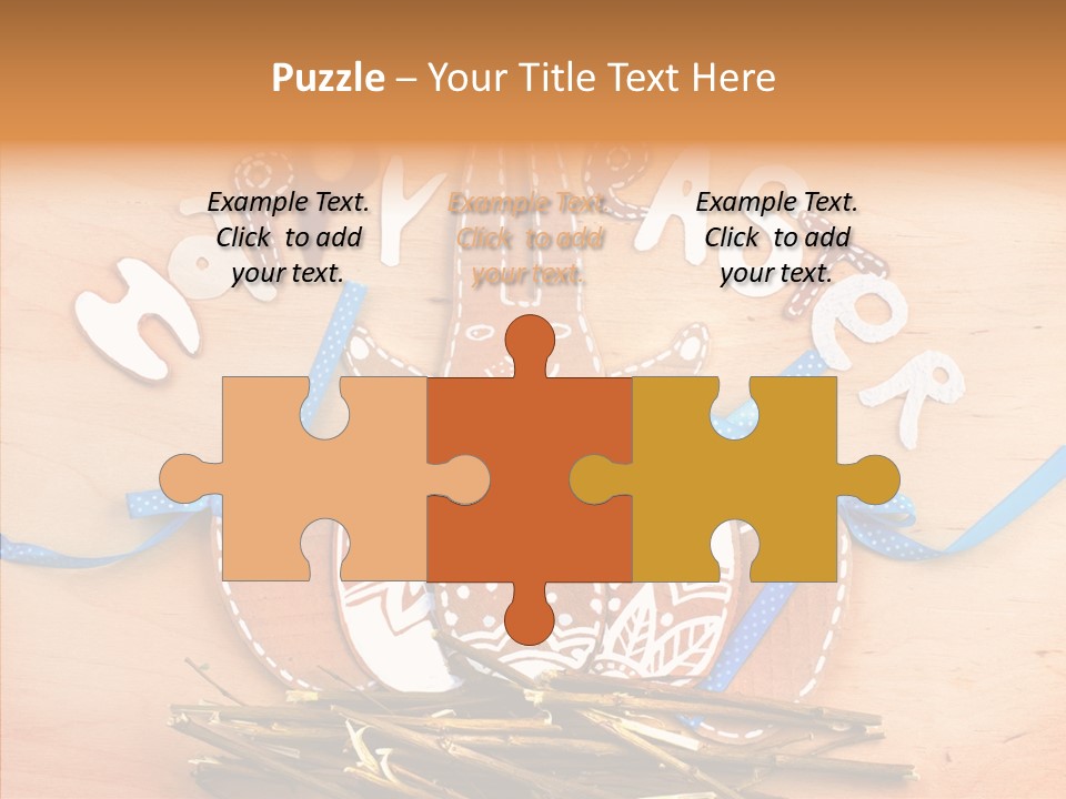 Wooden Texture Field Closeup PowerPoint Template