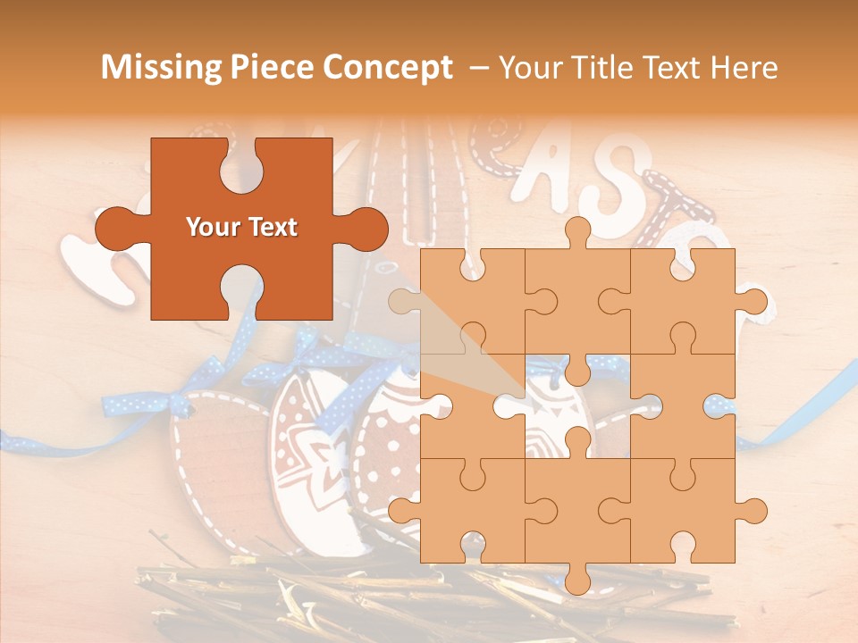 Wooden Texture Field Closeup PowerPoint Template