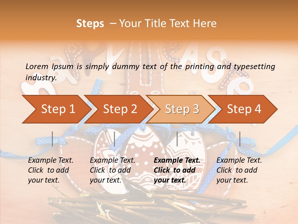 Wooden Texture Field Closeup PowerPoint Template
