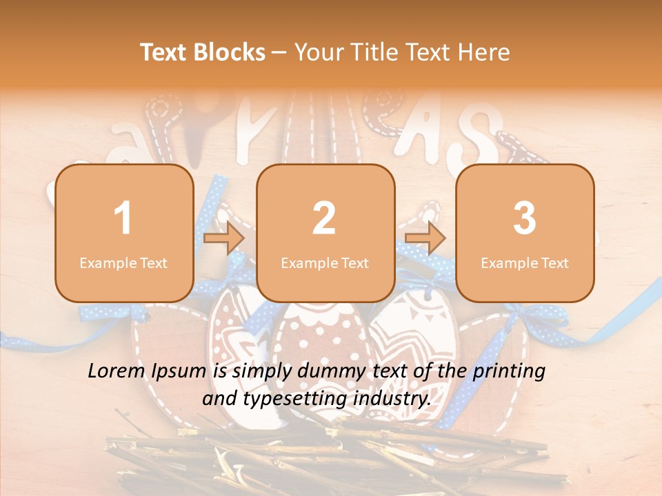 Wooden Texture Field Closeup PowerPoint Template