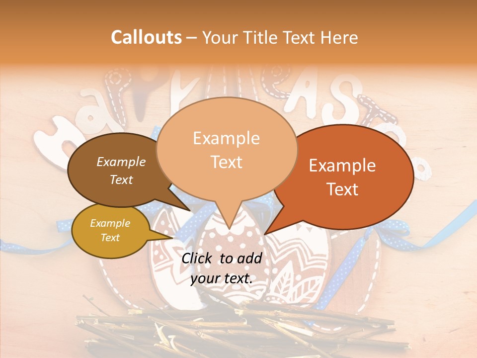 Wooden Texture Field Closeup PowerPoint Template