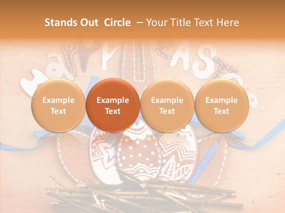 Wooden Texture Field Closeup PowerPoint Template