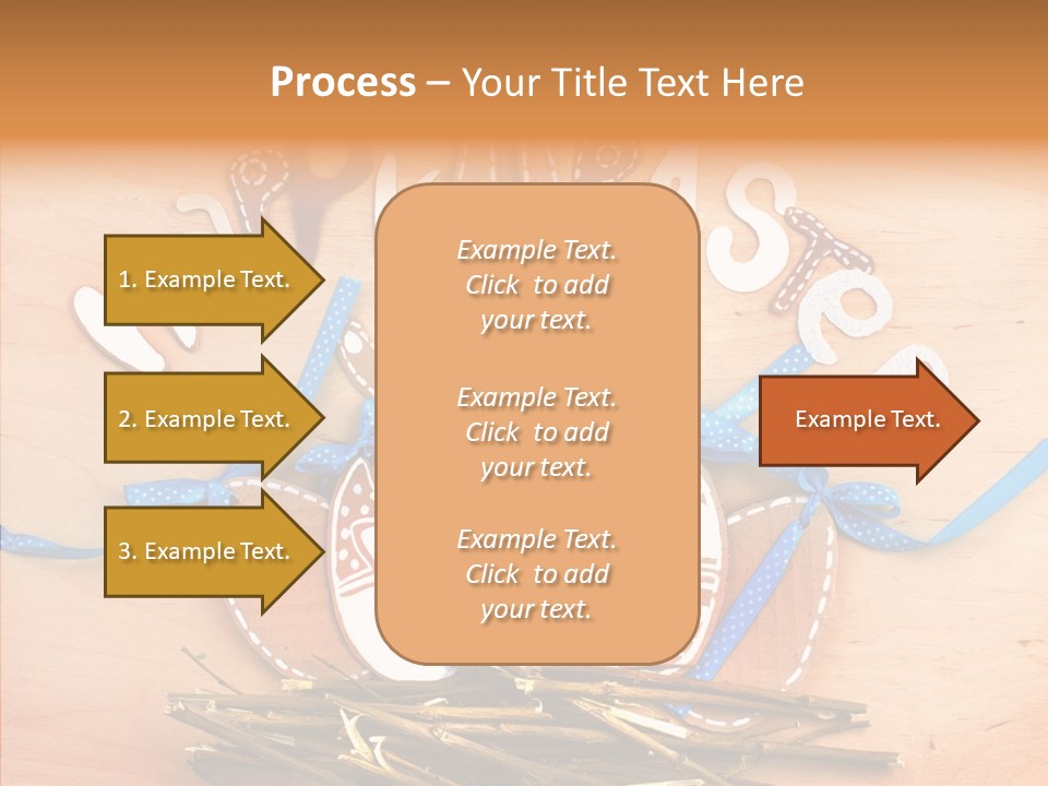 Wooden Texture Field Closeup PowerPoint Template