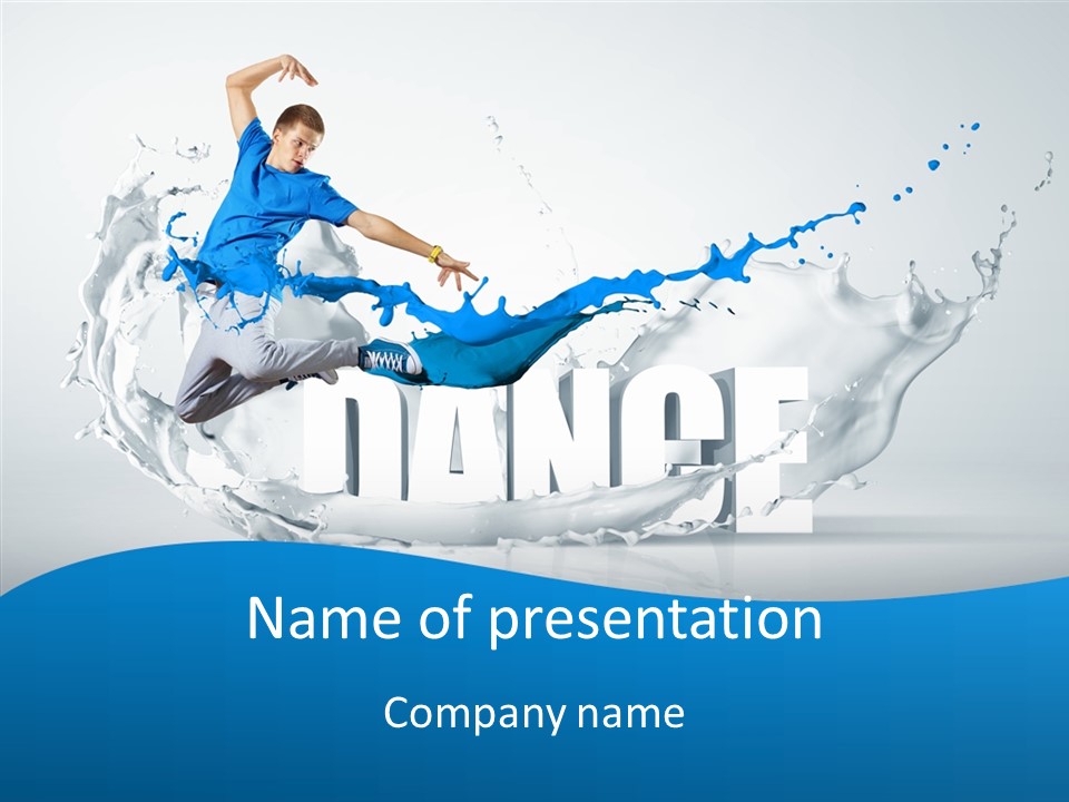 Music Performance Acrobat PowerPoint Template