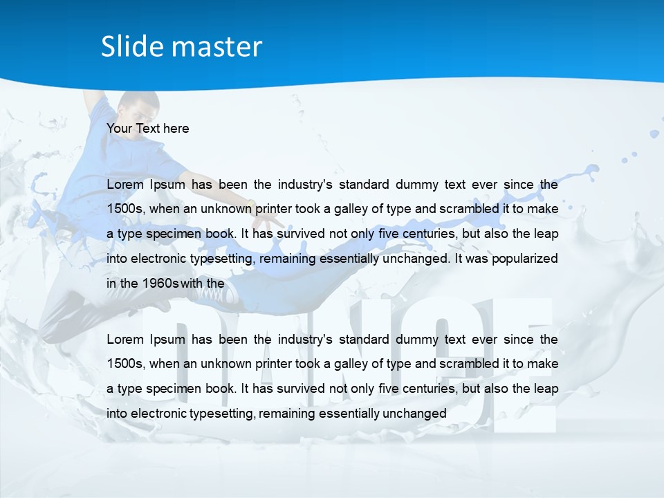 Music Performance Acrobat PowerPoint Template