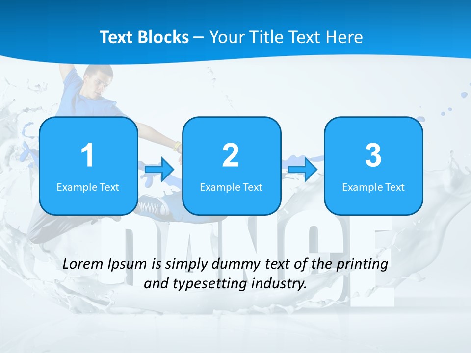 Music Performance Acrobat PowerPoint Template