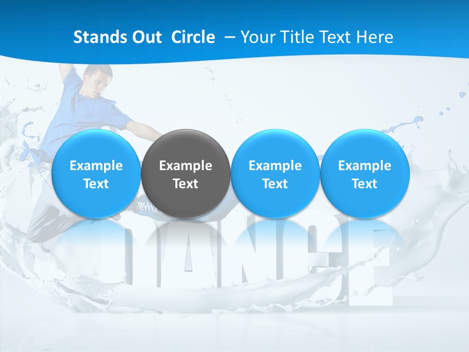 Music Performance Acrobat PowerPoint Template