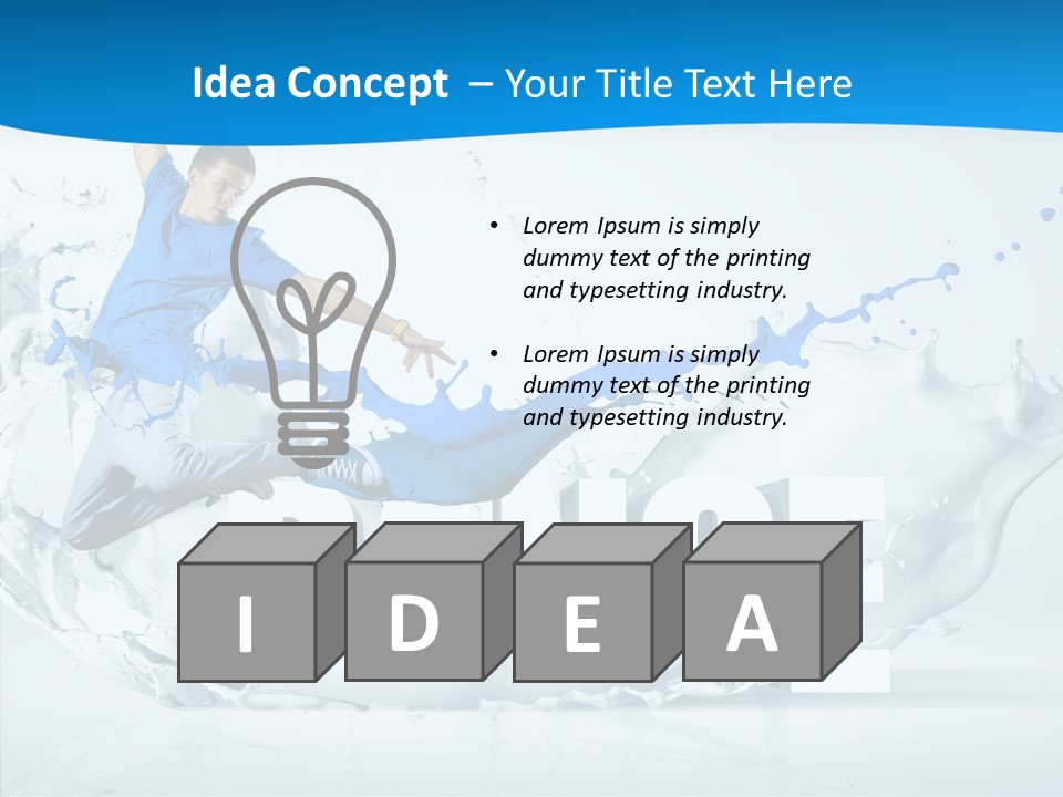 Music Performance Acrobat PowerPoint Template