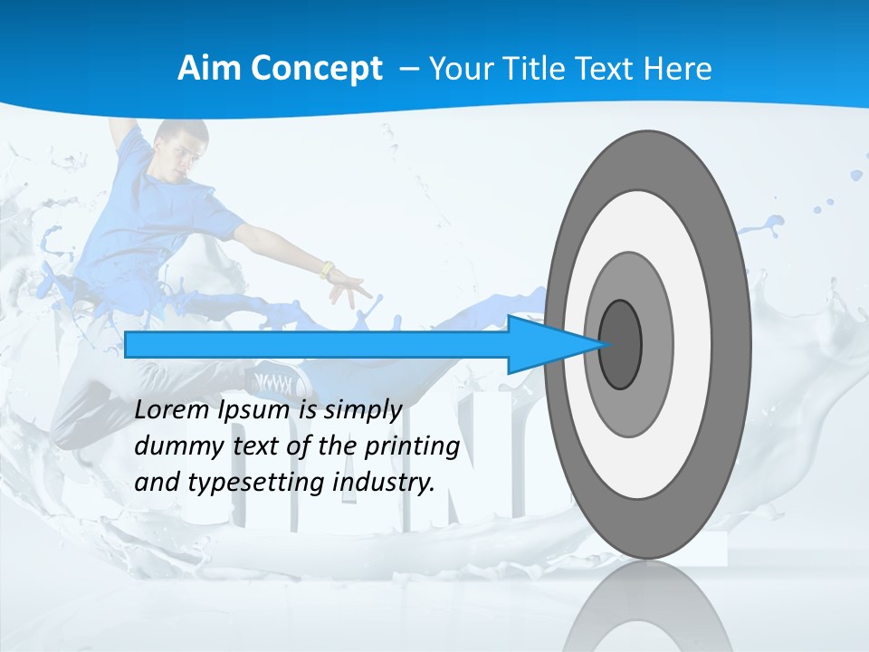 Music Performance Acrobat PowerPoint Template