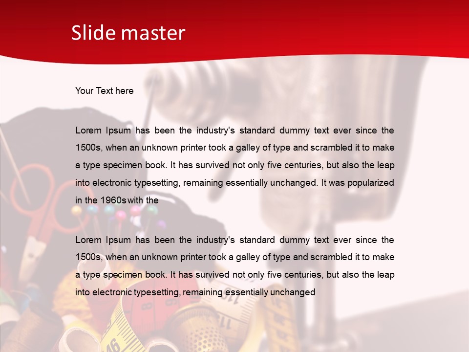 Seamer Rolled Pin PowerPoint Template