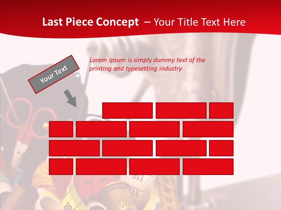 Seamer Rolled Pin PowerPoint Template