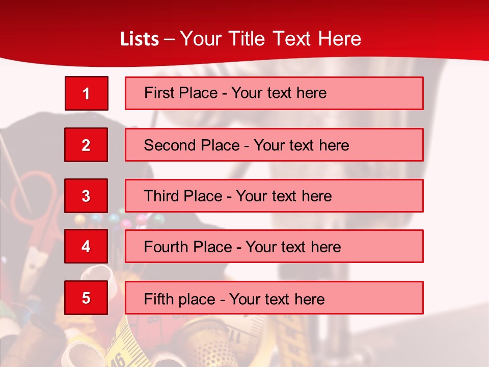 Seamer Rolled Pin PowerPoint Template