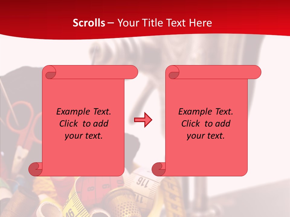 Seamer Rolled Pin PowerPoint Template