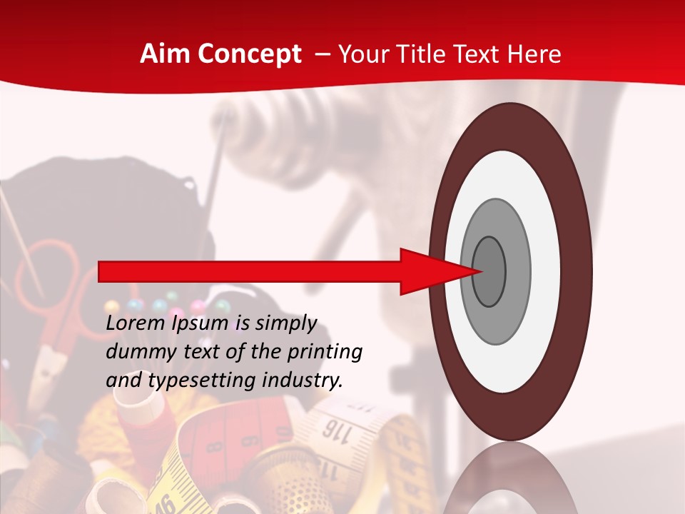 Seamer Rolled Pin PowerPoint Template