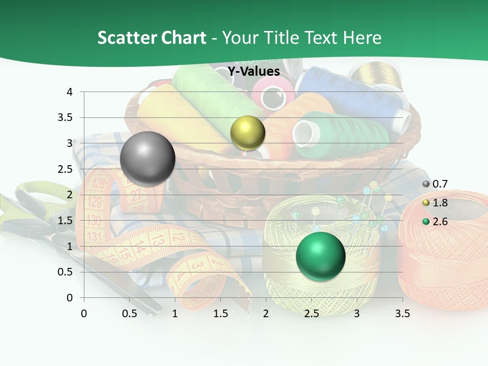 Basket Thread Spools PowerPoint Template
