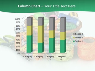 Basket Thread Spools PowerPoint Template