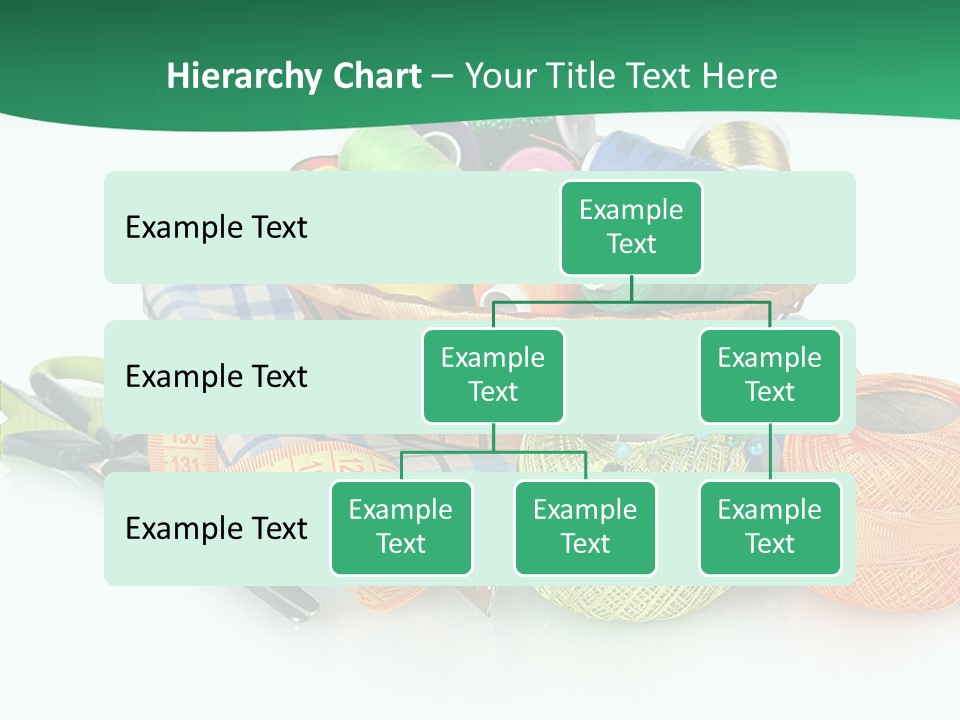 Basket Thread Spools PowerPoint Template