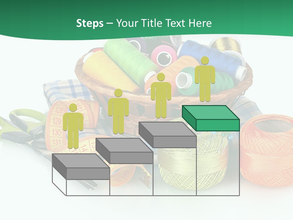 Basket Thread Spools PowerPoint Template