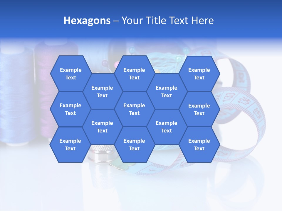 Thread Thimble Pin PowerPoint Template