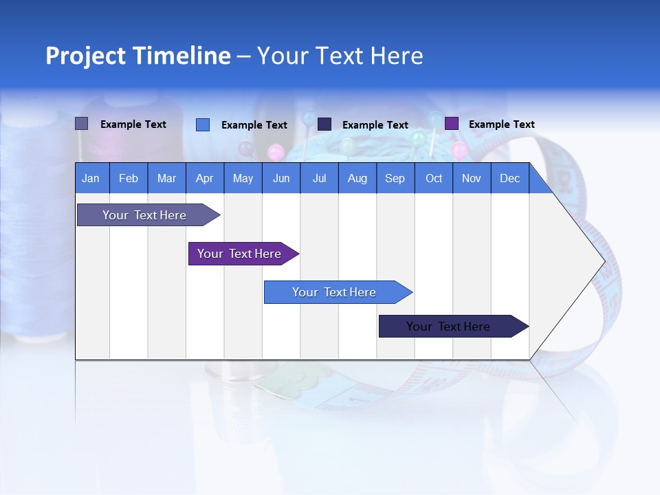 Thread Thimble Pin PowerPoint Template