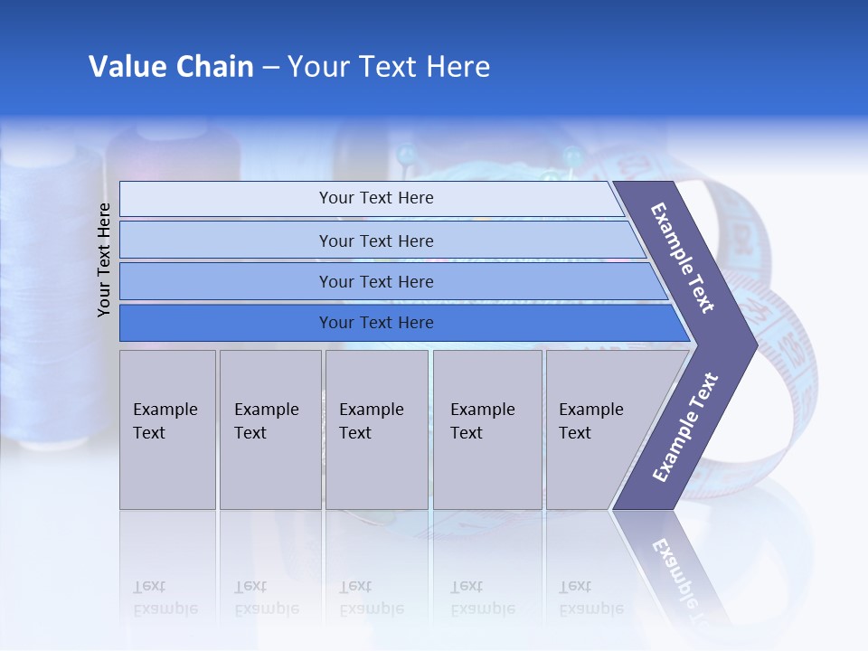 Thread Thimble Pin PowerPoint Template