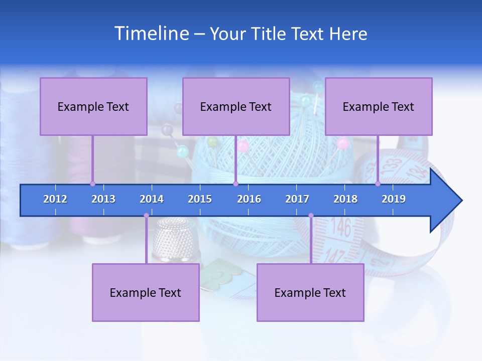Thread Thimble Pin PowerPoint Template