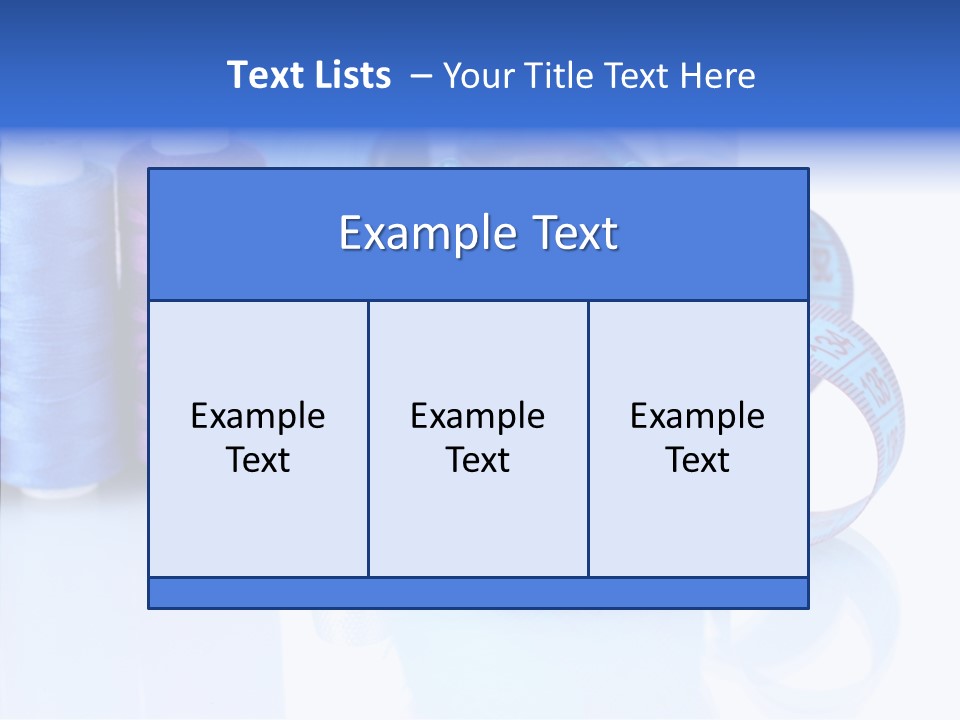 Thread Thimble Pin PowerPoint Template