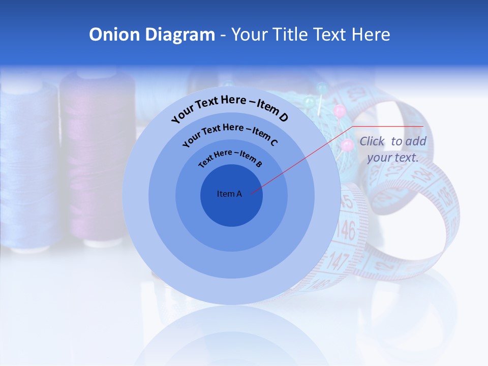 Thread Thimble Pin PowerPoint Template