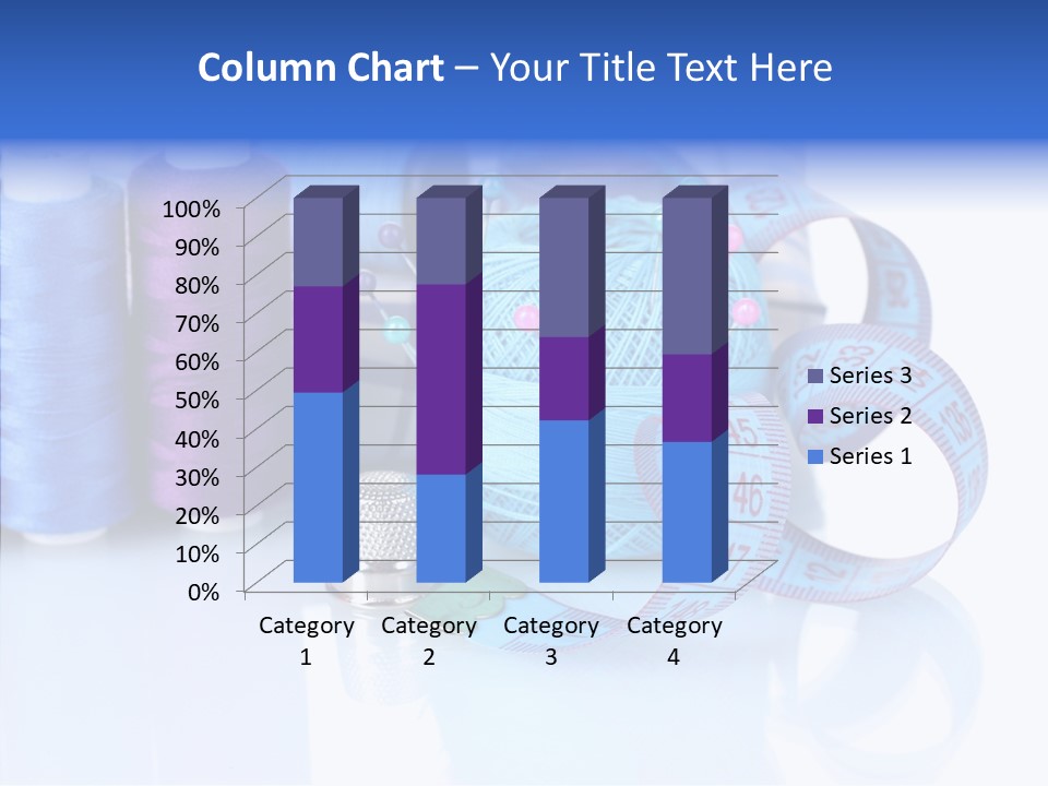 Thread Thimble Pin PowerPoint Template