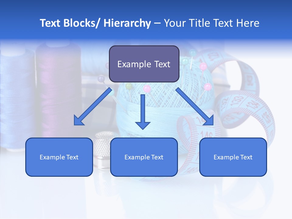 Thread Thimble Pin PowerPoint Template