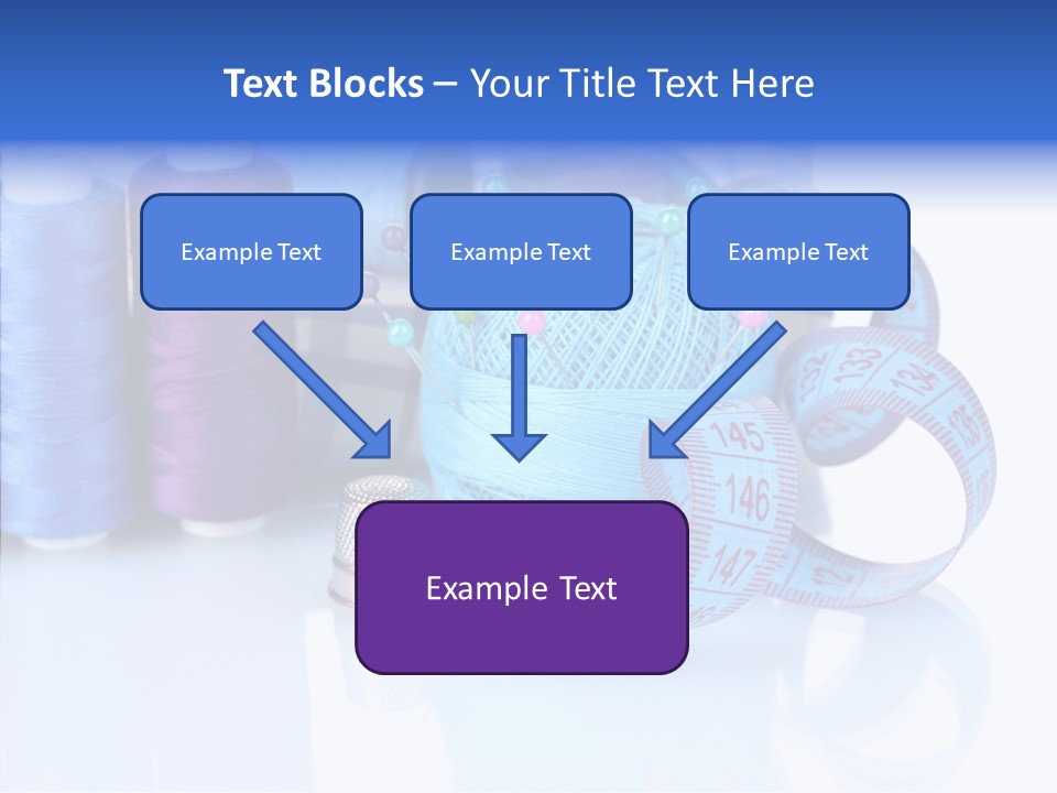 Thread Thimble Pin PowerPoint Template