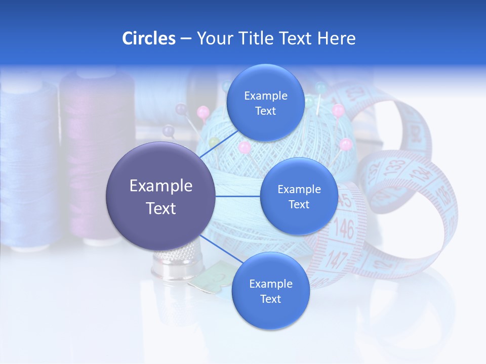 Thread Thimble Pin PowerPoint Template