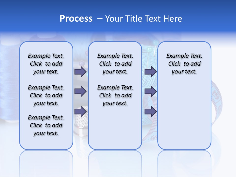 Thread Thimble Pin PowerPoint Template