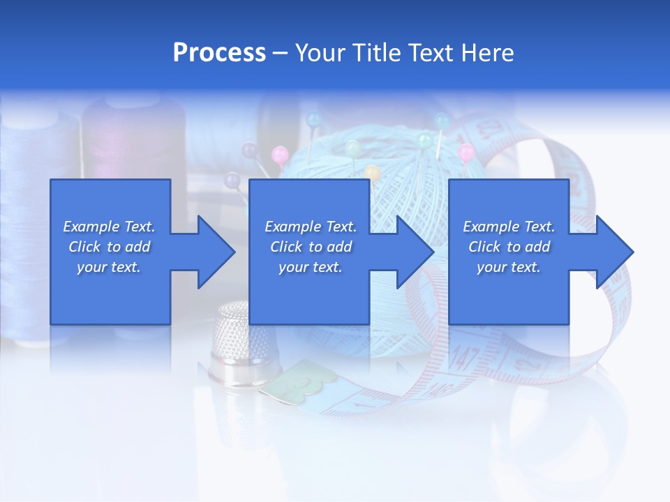 Thread Thimble Pin PowerPoint Template