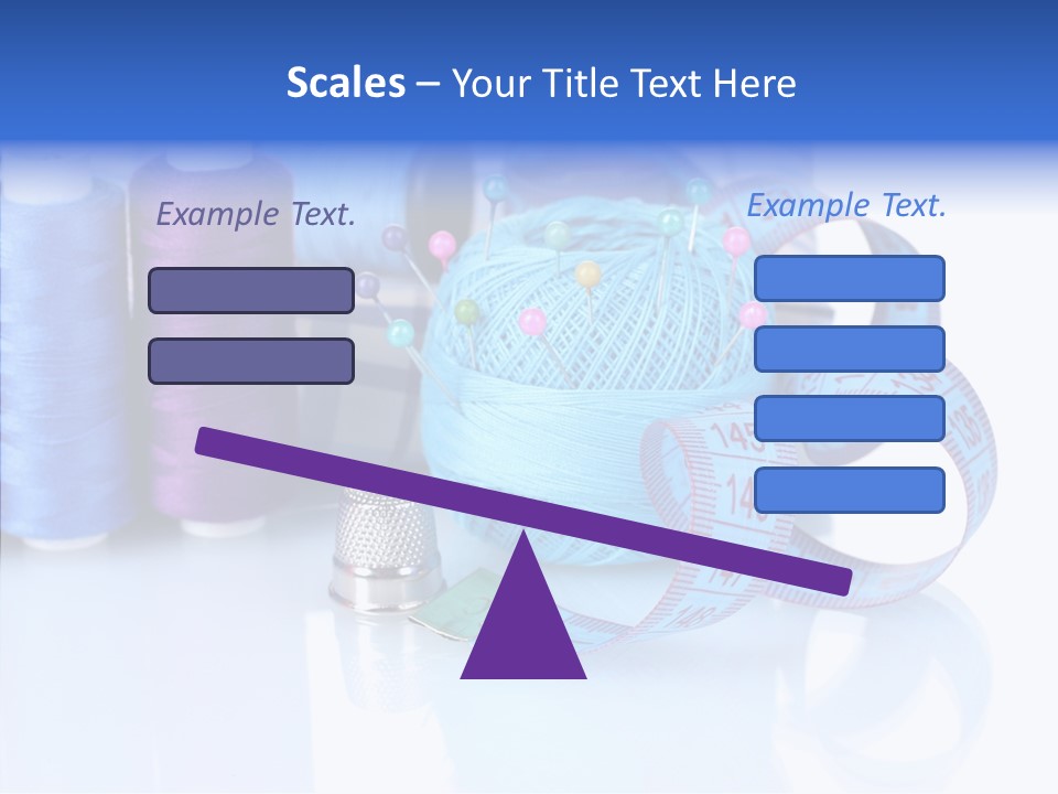 Thread Thimble Pin PowerPoint Template