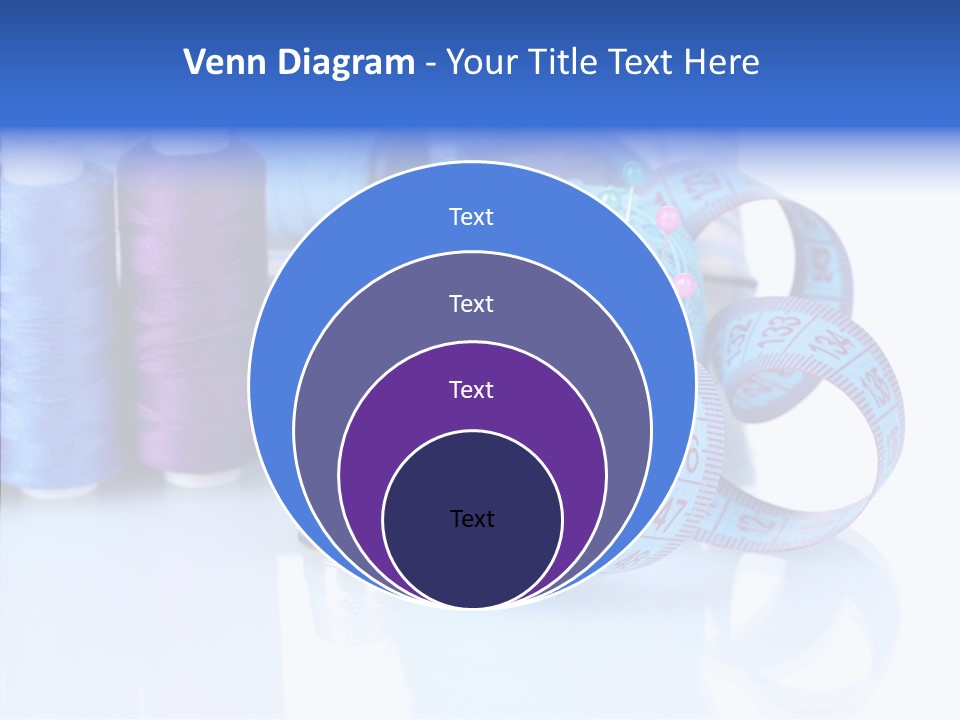 Thread Thimble Pin PowerPoint Template