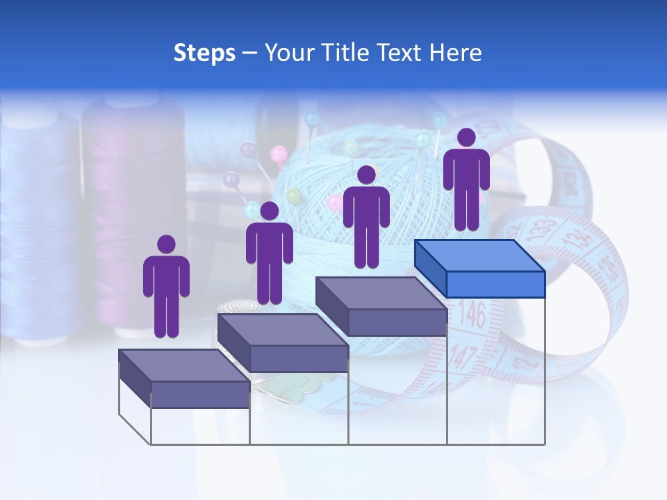 Thread Thimble Pin PowerPoint Template
