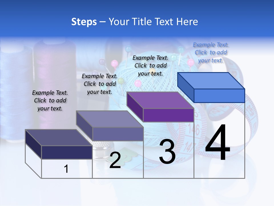 Thread Thimble Pin PowerPoint Template