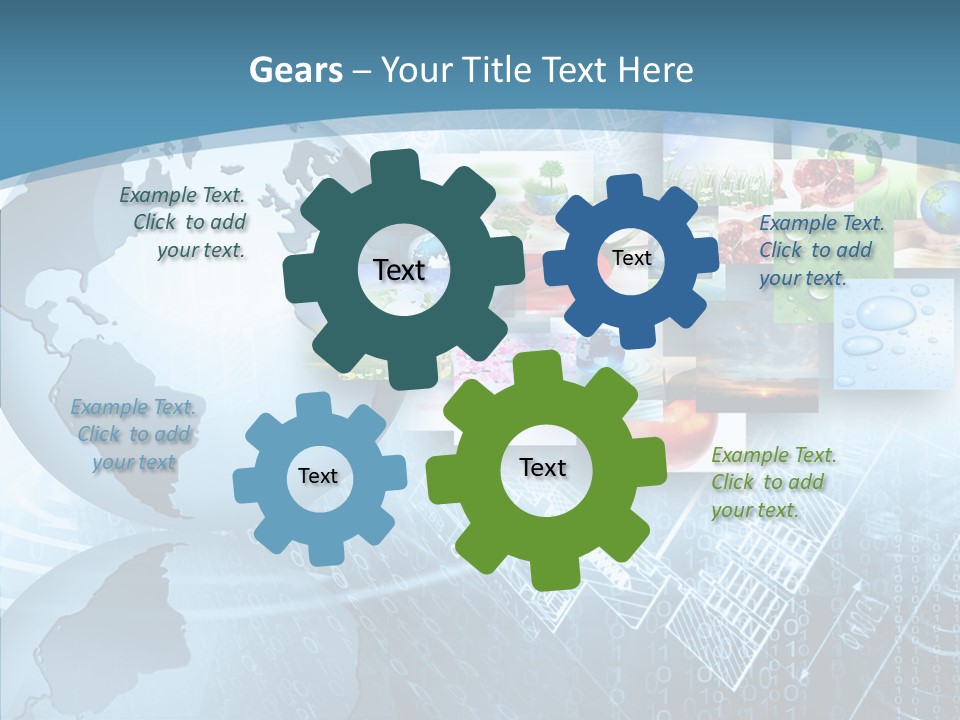 Technology World Information PowerPoint Template