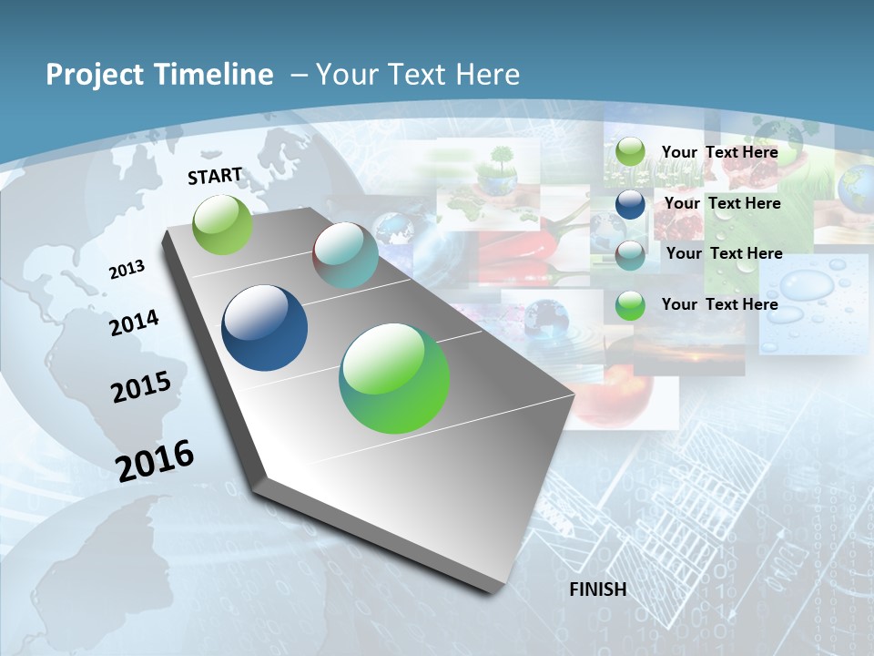 Technology World Information PowerPoint Template
