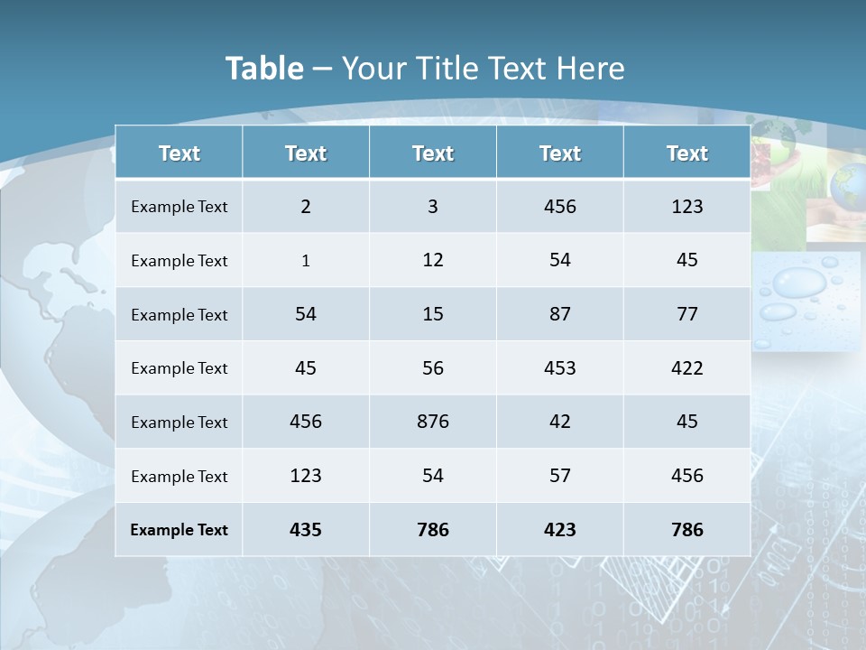 Technology World Information PowerPoint Template