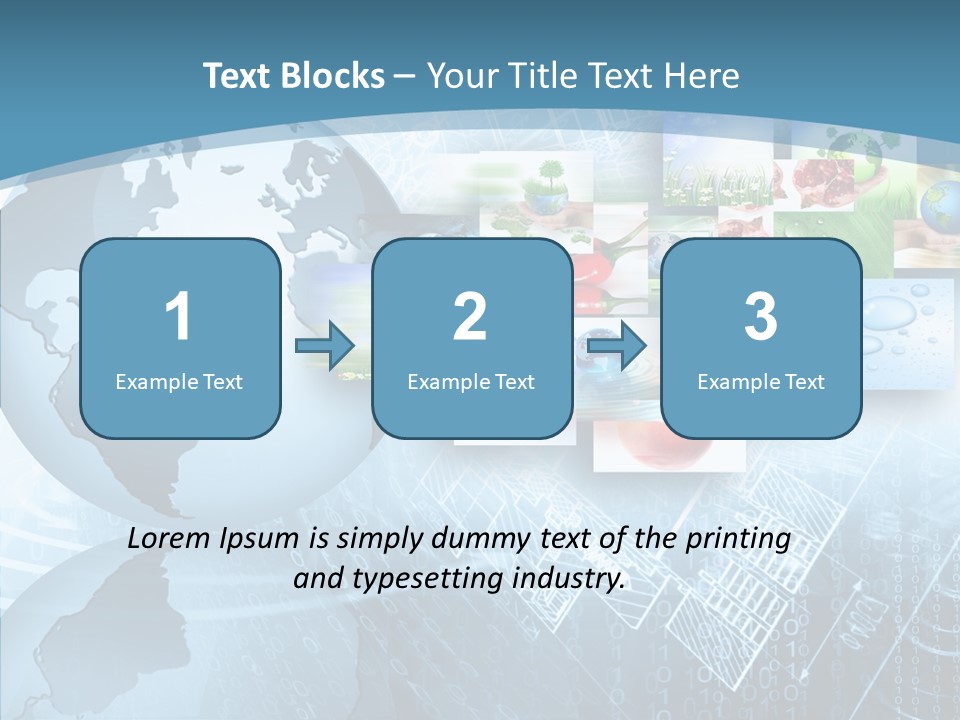 Technology World Information PowerPoint Template
