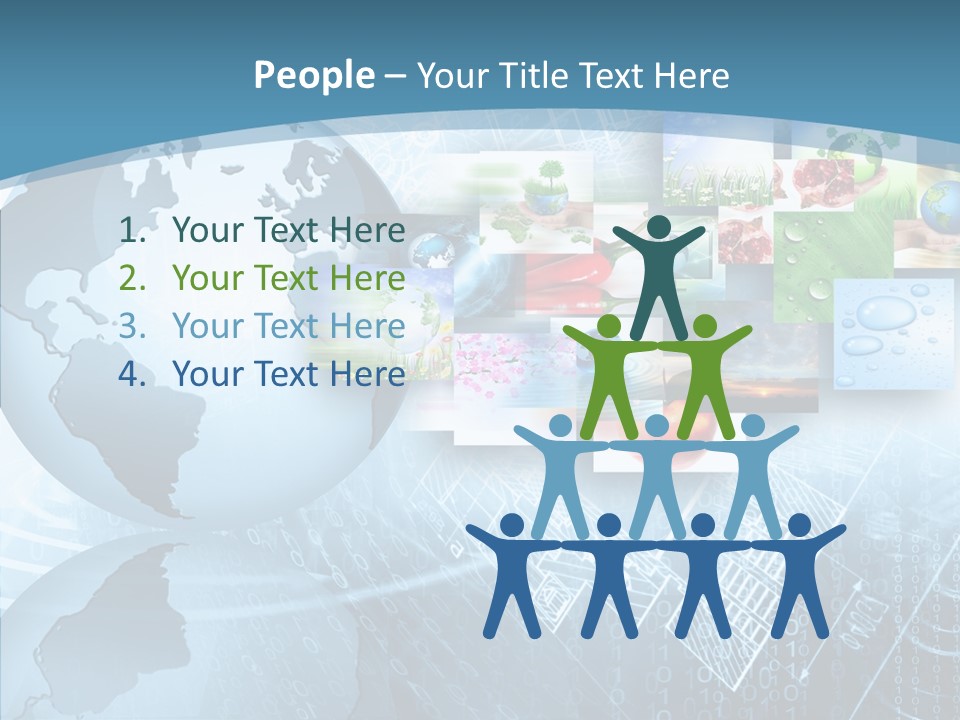 Technology World Information PowerPoint Template