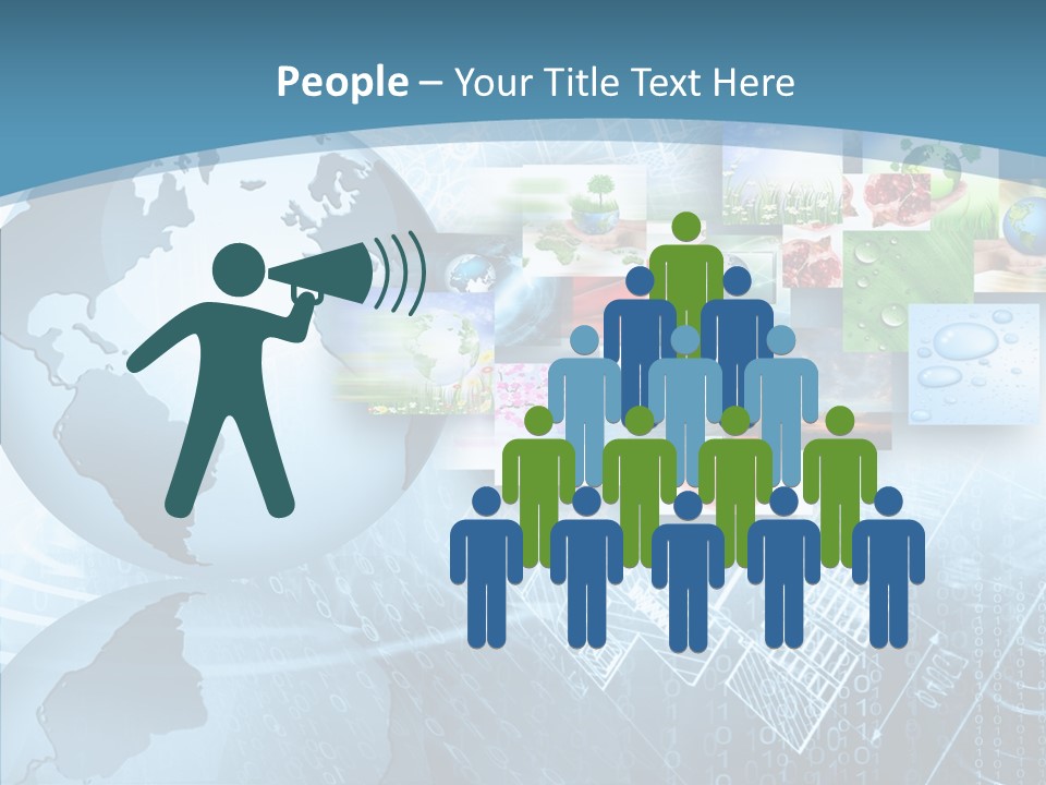 Technology World Information PowerPoint Template