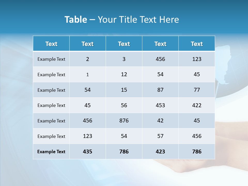 Notebook In Hand Media Broadcasting PowerPoint Template