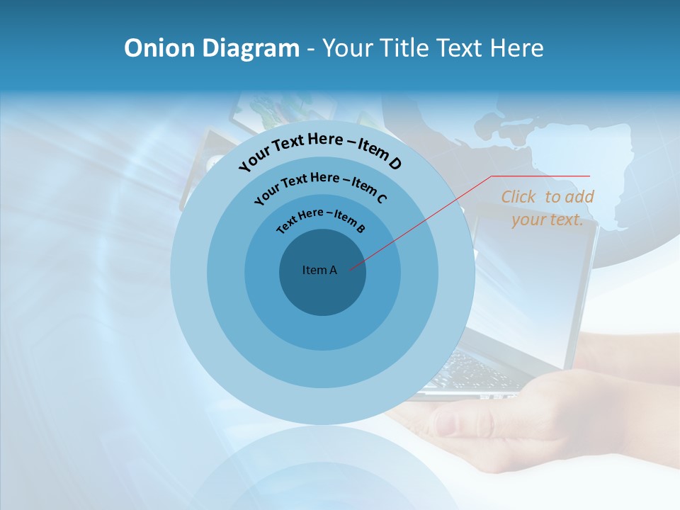 Notebook In Hand Media Broadcasting PowerPoint Template
