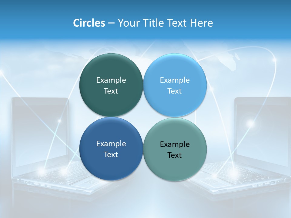 Digital Background Network PowerPoint Template