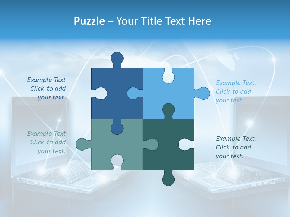 Digital Background Network PowerPoint Template