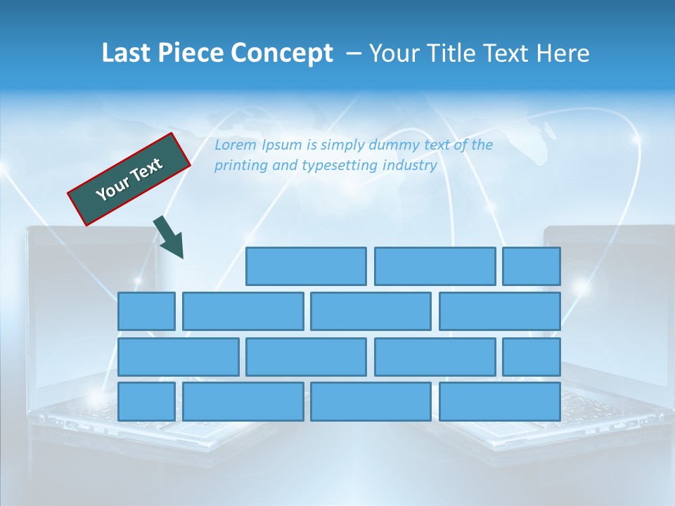 Digital Background Network PowerPoint Template