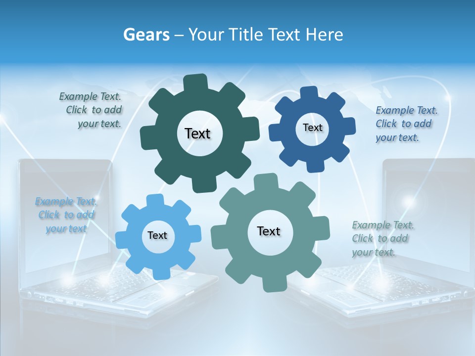 Digital Background Network PowerPoint Template